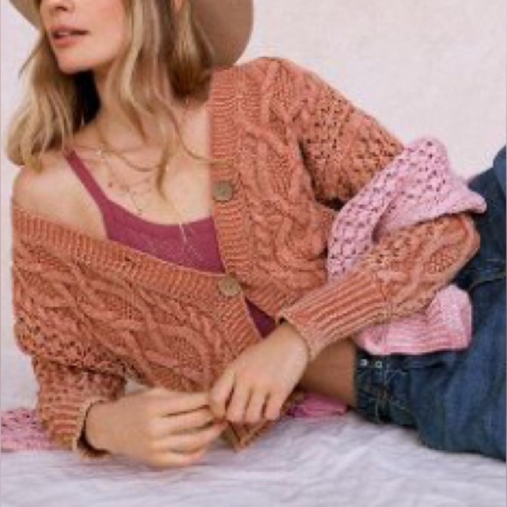 Anthropologie Pilcro Cropped Sweater